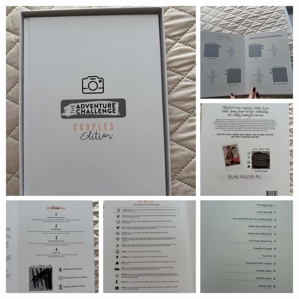 The Adventure Challenge Couples Edition Scratch-Off Book